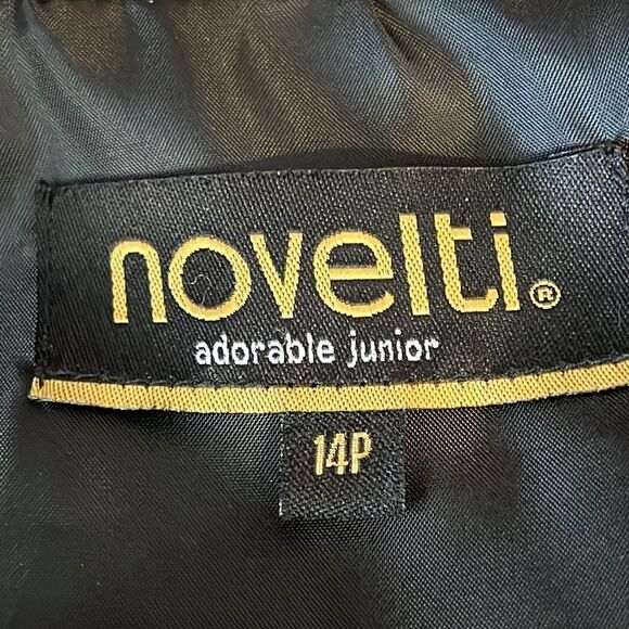 Novelti Black A Line Water Repellent Lined‎ Jacket Size 14P - Picture 11 of 12